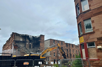 Clune Park flats demolition